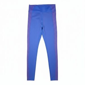 Aerie Leggings Offline Seamless High Rise Textured Womens Large Periwinkle